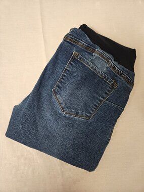 9th & Main Full Panel Maternity Stretch Skinny Jeans - Large
